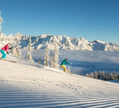 Skifahren auf der Schladminger 4-Berge Schaukel
