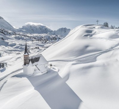 Auch Nicht-Skifahrer finden hier ihr Paradies, © Aadla Walser-Chalets