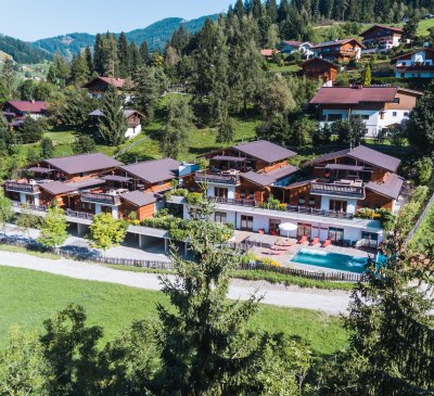 Alpin Chalet Sommer mit outdoor Pool
